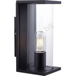 V-TAC Външно стенно осветително тяло 1xE27/60W/230V IP44 черно (VT2284)
