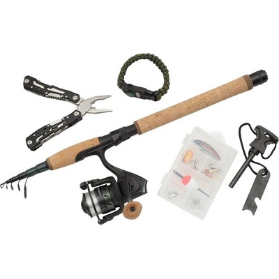 Abu Garcia Set Diplomat Wilderness TE 70 L Survival Combo 2,13 m 2-10 g 6 Dielov