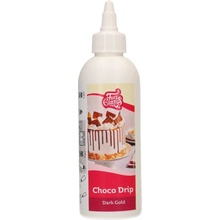 FunCakes Čokoládová poleva v tubě Cake Drip tmavě zlatá 180 g