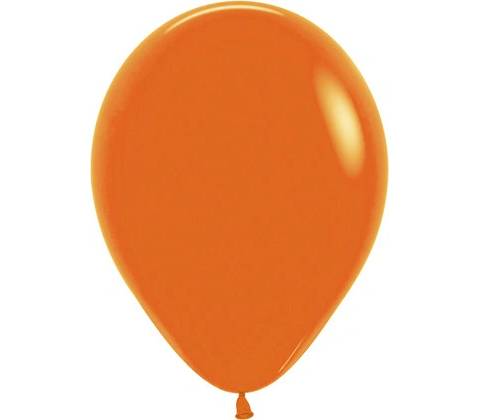 Balón solid 25 cm oranžový