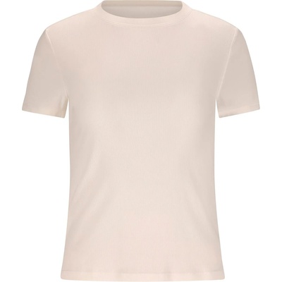 ATHLECIA Дамска тениска ATHLECIA Women's Tinashe Rib S/S Tee T-shirt - Vaporous Gray - размер 40 (EU) (916-4077-0314)
