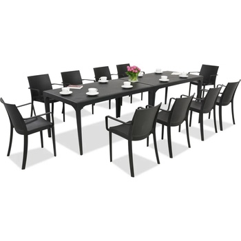 BICA Комплект за хранене в градината Oslo / Victoria 10 антрацит Bica (BC435ANTx2-10xBC351ANT)