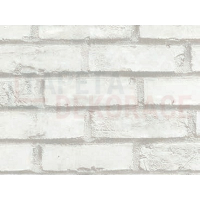 Samolepicí fólie bílé cihly 45 cm x 2 m, BRICK WHITE 55677 12206 kusová dekrativní samolepící tapeta Venilia Gekkofix