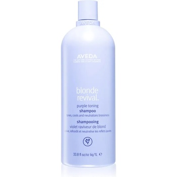 Aveda Blonde Revival Purple Toning Shampoo лилав тониращ шампоан за изрусена коса или коса с кичури 1000ml
