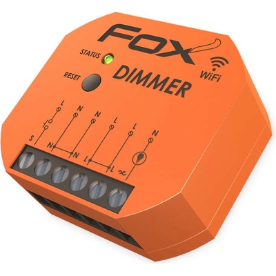 FOX DIMMER - Bezdrôtové WiFi relé pre stmievanie osvetlenia, 85-265V, 180W