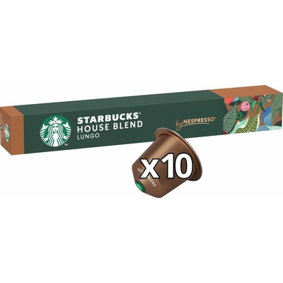 STARBUCKS Nespresso House Blend kapsule kávové 10 ks