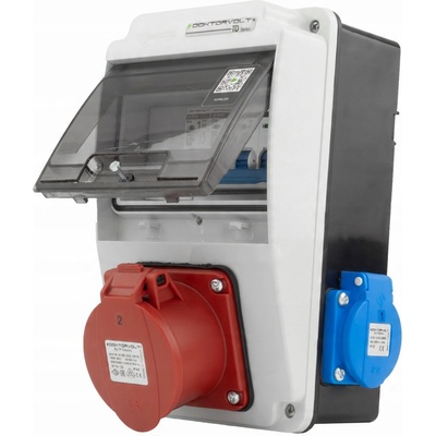 Stavební rozvaděč XS-S 16A 2x230V erbetka IP44 zásuvky Doktorvolt