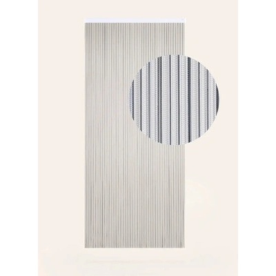 Záves na dvere Cyprus priehľadná 90x210 cm