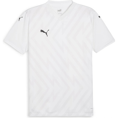 Puma pánsky futbalový dres TEAMGLORY JERSEY biela čierna