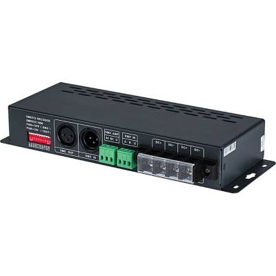 DMX 512 ovladač pro RGB pásky, 24 kanálů 3A