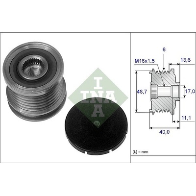 Předstihová spojka Schaeffler INA 535 0085 10 IN 535008510