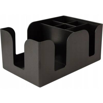 Barový odkapávač / organizér, černý, 245x147x112mm