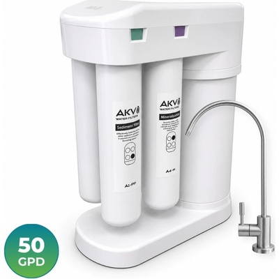 AKV RO TYTAN-50 White kompaktní filtr reverzní osmózy 50 GPD