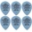 Dunlop 423R 1.00 Small Tear Drop 6 Перце за китара (423R100-6PACK-SET)