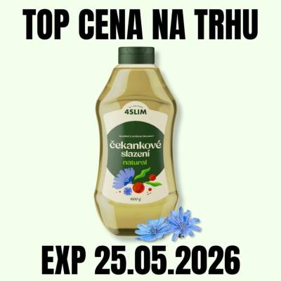 4Slim Sladidlo z čekanky natural 1,2 kg – Zboží Dáma
