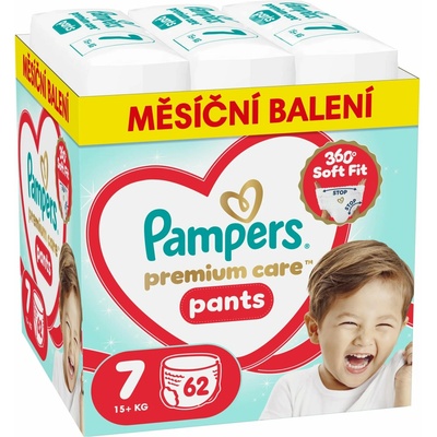 Pampers Premium Care Pants 7 62 ks