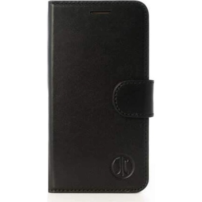 JT BERLIN LeatherBook Style Case - хоризонтален кожен (естествена кожа) калъф тип портфейл за Samsung Galaxy A3 (2017)(черен)