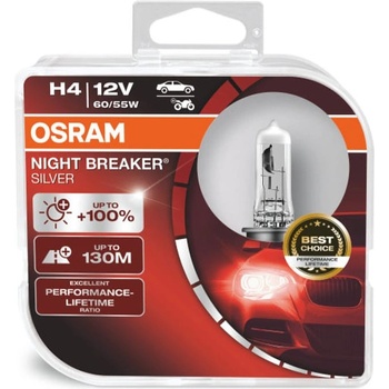 OSRAM Автомобилна крушка Osram OSR64210NBS, 55W, 1500lm, H7, PX26d, халогенна, 2 броя в опаковка (OSR64210NBS)