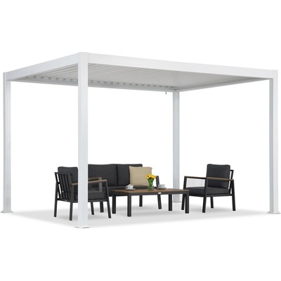 Garden Point Lagos 3x4 voľne stojaca terasová pergola biela