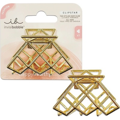 Invisibobble CLIPSTAR Divine Metal - Skřipec do vlasů 1 ks