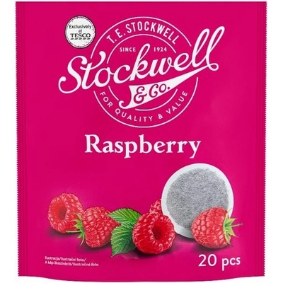 Stockwell & Co. Bylinno ovocný čaj s malinami 20 x 2 g