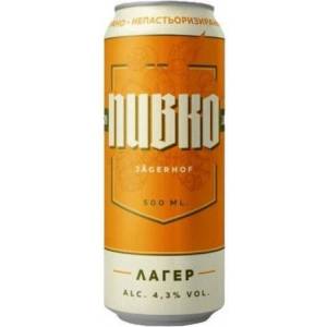  Бира Пивко Jagerhof 4, 4% 500 мл. кен