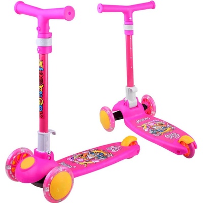 Joko Trojkolesová s LED diódami ružová