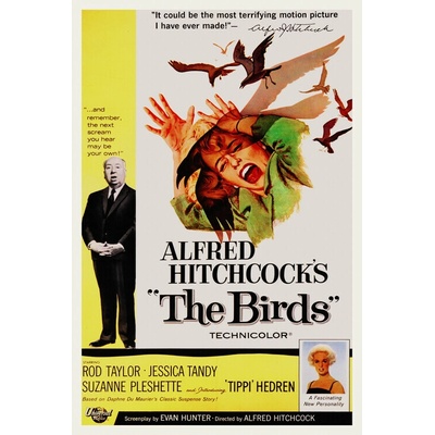 Europosters Plagát, Obraz - The Birds / Alfred Hitchcock / Tippi Hedren, 26.7 × 40 cm