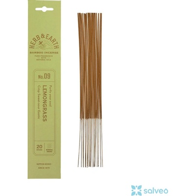 Nippon Kodo Vonné tyčinky Herb and Earth LEMONGRASS 20 ks