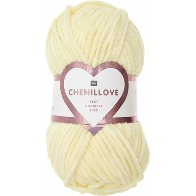 Rico Design Ženilková priadza Chenillove odtieň 003 vanilla - 1 ks