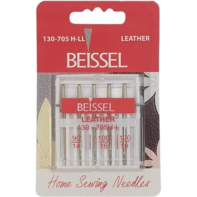 Ihly strojové Beissel Leather 90, 100, 120, 5ks
