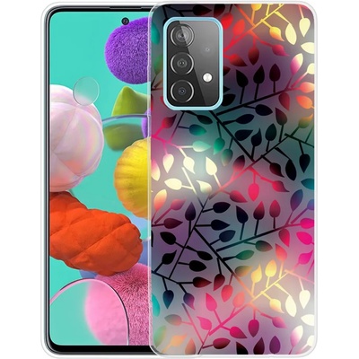 Forcell Силиконов Калъф за Samsung A32 4G, Printing Leaf Case, Цветен (5901012345861)