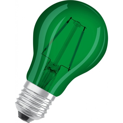 Osram LED světelný zdroj, 4 W, 45 lm, zelená, E27 LED STAR CL A GREEN 15 NON-DIM 4W