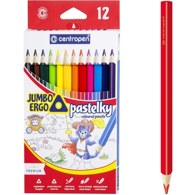 Centropen Jumbo trojhranné 9522 12 ks – Zbozi.Blesk.cz