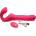 Strap U Mighty-Thrust Thrusting & Vibrating Strapless Strap-On with Remote Pink