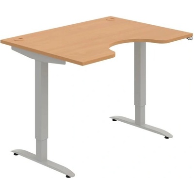 OFFICE PRO s.r.o. HOBIS ergo elektr.staviteľný stôl 120 cm, stand. ovláda. - MSE 2 1200, buk