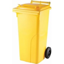Meva Plastová popolnica 120 l PVC hranatá žltá