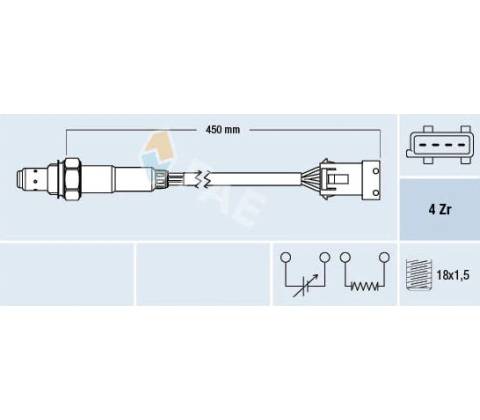 Lambda sonda FAE 77433