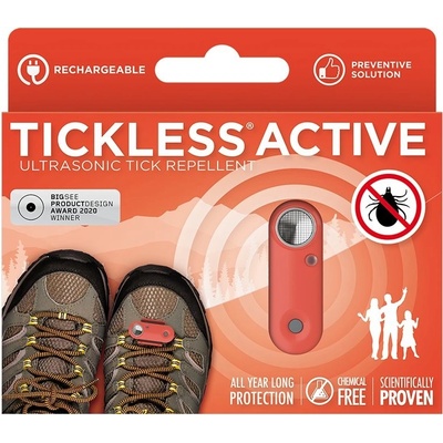 Tickless Active Nabíjateľný ultrazvukový repelent proti kliešťom