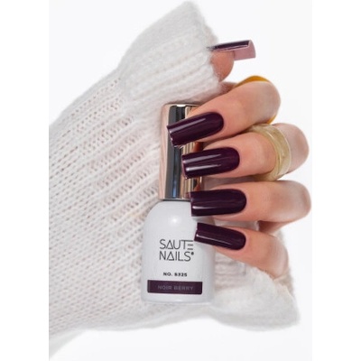 Saute Nails S325 Gelový lak na nehty Noir Berry 8ml
