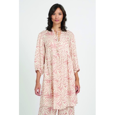 La Martina Woman Dress Printed Viscose Sa ružová