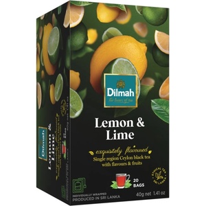 Dilmah Черен чай Dilmah Лимон/Лайм 40 г