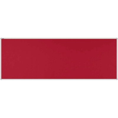 VMS VISION Stolový paraván EKONOMIK ekoTAB oblý roh 180 x 65 cm červený
