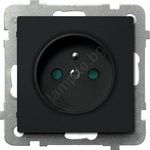 OSPEL - Битов контакт без рамка 230V SONATA черен (OE0038)