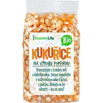 Country Life Kukuřice na výrobu popcornu Bio 200 g