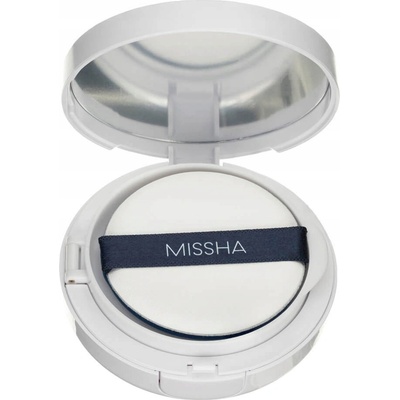 Missha Magic Cushion Moist Up 21 Light Beige Hydratační a rozjasňující make-up v houbičce 21 Light Beige 15 g
