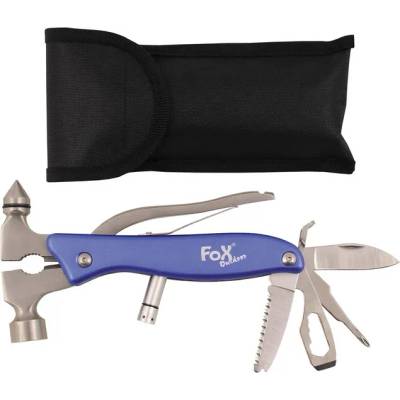 Fox Outdoor Worker комплект мини инструменти, син (27185)