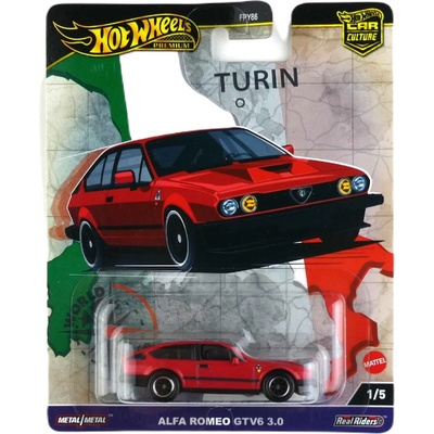 Mattel Hot Wheels Premium Car Culture World Tour Alfa Romeo GTV6 3.0