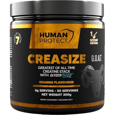 Human Protect Creasize | with 7 Forms of Creatine [300 грама] Портокал