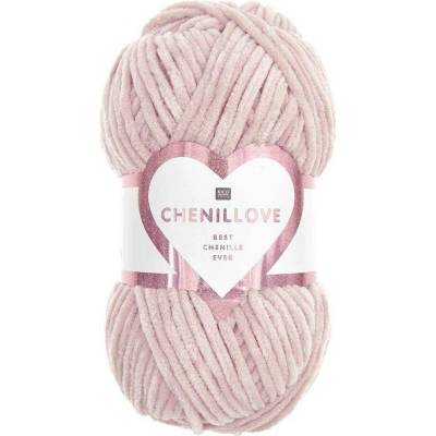 Rico Design Žinylková příze Chenillove odstín 005 růžová - 1 ks